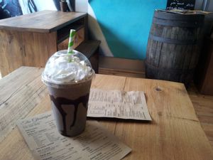 Vegan milkshake: Cookie Monster at The Glasvegan in Glasgow