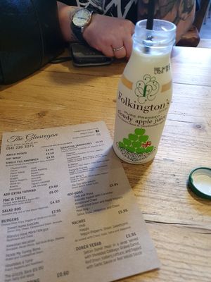 The Glasvegan menu at The Glasvegan in Glasgow