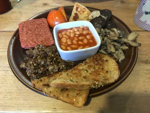 Full Scottish brekkie! 🤤 at The Glasvegan in Glasgow