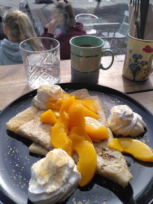 Crêpes at The Glasvegan in Glasgow