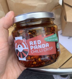 You can buy their chilli crisp topping! at Red Panda in Lyme Regis
