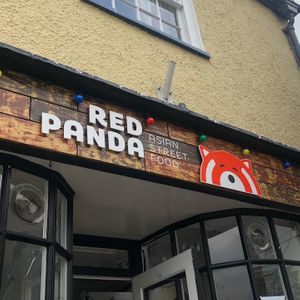 outside! at Red Panda in Lyme Regis