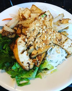 Vermicelli and Tofu at A Dong Restaurant II in Loma Linda