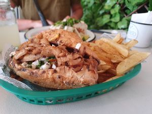 Tortas at Distrito Vegano in Merida