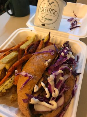 "La de siempre" torta ♥️ at Distrito Vegano in Merida