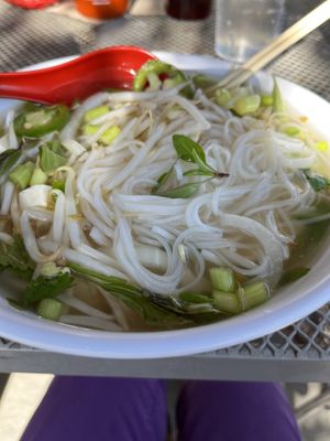 Vegan pho  at Pho Real in Breckenridge