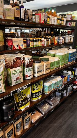 Proteins & supplements  at Almacen Organic & Natural in Tamarindo