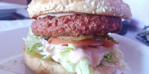 $12.50 Majesty Burger at The Queen's Table Vegan Cuisine  in El Paso