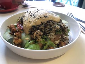 Vegan breakfast   at Buzz Organic Food & Drink in Ao Nang