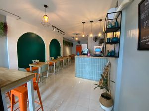 Our new location - inside space at Buzz Organic Food & Drink in Ao Nang