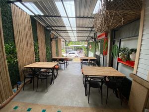 Outside space at Buzz Organic Food & Drink in Ao Nang