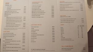 Menu at Buzz Organic Food & Drink in Ao Nang