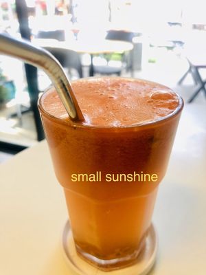 sunshine juice at Buzz Organic Food & Drink in Ao Nang