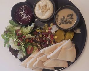 Vegan Mezze Plate at Buzz Organic Food & Drink in Ao Nang