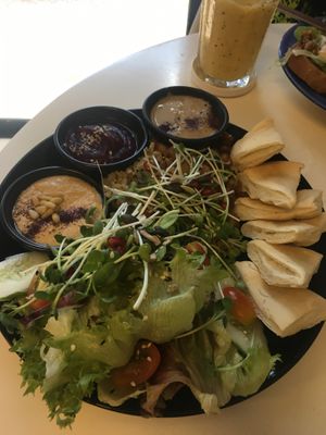Vegan mezze at Buzz Organic Food & Drink in Ao Nang