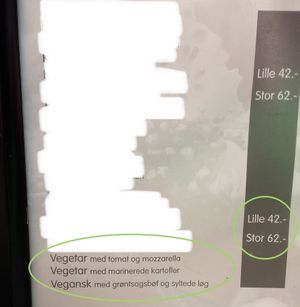 Menu  at Sandwich Cafeen in Koege