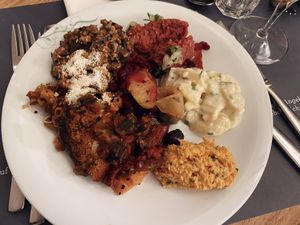 90% vegan   at Tibits in St Gallen