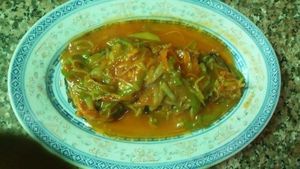 Sweet and sour Fis at Yeok Teck Chinese Vegetarian in Kathmandu