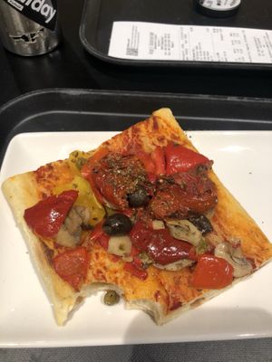 Vegan pizza  at DUS - Bistrot - TB in Dusseldorf