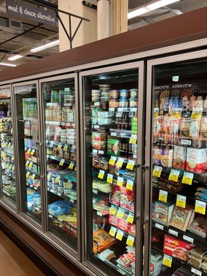 Meat and cheese alternatives at Fresh Thyme Farmers Market in St Louis Park