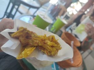 Curry grab cake at DLS Vegetarian - Dé Lái Sù in Kaohsiung