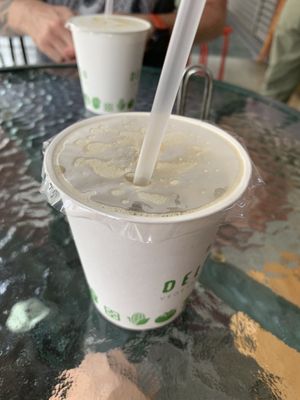 Great iced coffee. at DLS Vegetarian - Dé Lái Sù in Kaohsiung