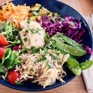 Vegan bowl  at La Cantine in Biarritz