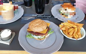 Vegan burger at Halifax Burgers in Hilleroed