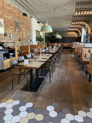 Inside the restaurant!   at Halifax Burgers in Hilleroed