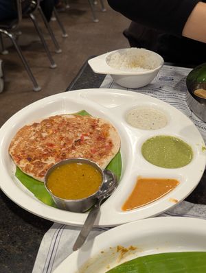 Tomato uttapam at Hotel Saravana Bhavan - Connaught Circus in New Delhi