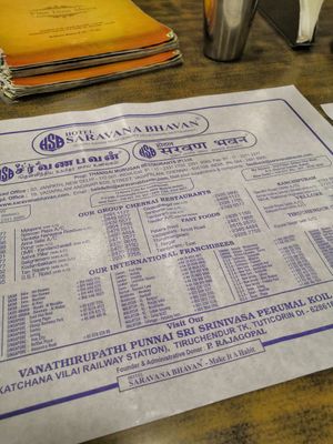 Locations around the world at Hotel Saravana Bhavan - Connaught Circus in New Delhi