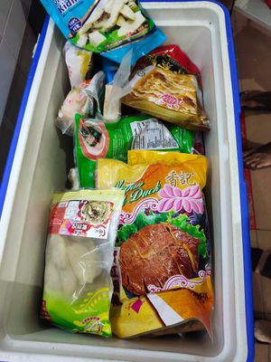 Frozen items at Jing Yuan Vegetarian 靜苑素 in Central Singapore