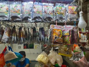 Items available at Kas Yapa Vegetarian 迦叶素料品 in East Singapore