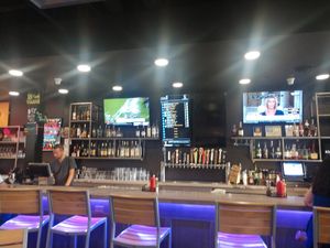 Full bar at nightshop in Bloomington