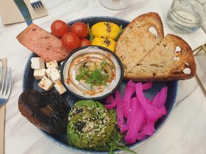 Big breakfast at 7th Heaven in Sutherland