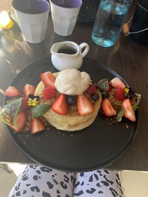 Gf vegan pancakes  at 7th Heaven in Sutherland