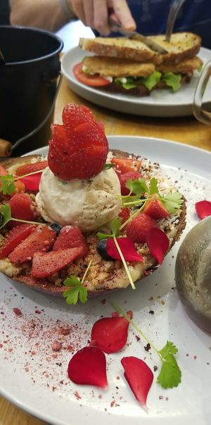 Taro Pancake at 7th Heaven in Sutherland