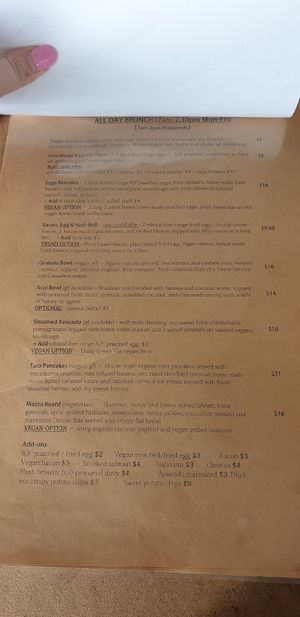 Food Menu (Feb 2020) at 7th Heaven in Sutherland