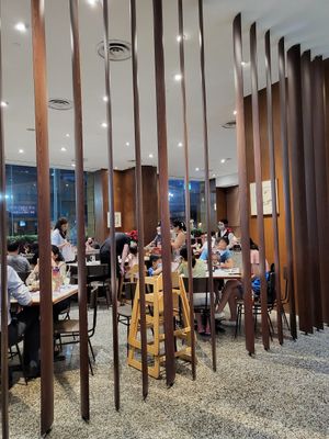 Seating at Din Tai Fung 鼎泰豐 - Sentosa in Central Singapore