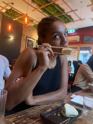 Bao bun   at Jazushi in Surry Hills