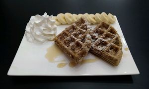 waffles at Raw Vega in Bangkok