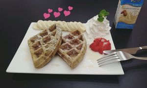 waffles at Raw Vega in Bangkok