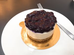 New York cheesecake  at Raw Vega in Bangkok