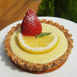 RAW Lemon mouse tart at Raw Vega in Bangkok