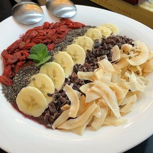 Acai bowl at Raw Vega in Bangkok