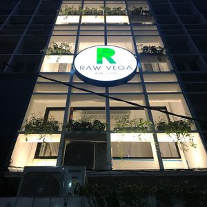 Night view at Raw Vega in Bangkok