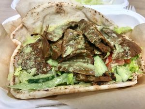 Kebab at Indy's Vegan Kitchen in Swindon