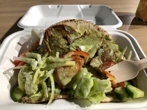 Gyros at Indy's Vegan Kitchen in Swindon