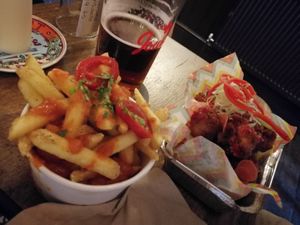 My vegan meal at The Dolphin Inn in Shrewsbury