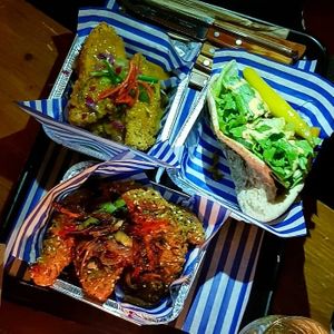 "Chicken" and kebab at The Dolphin Inn in Shrewsbury